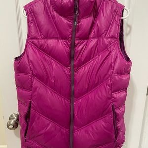 Womens Cabela’s pink downs vest size M